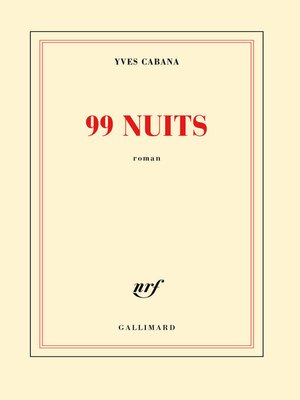 cover image of 99 nuits